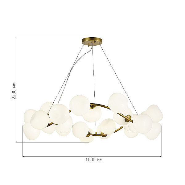 Подвесная люстра Sweven SL1519.303.24