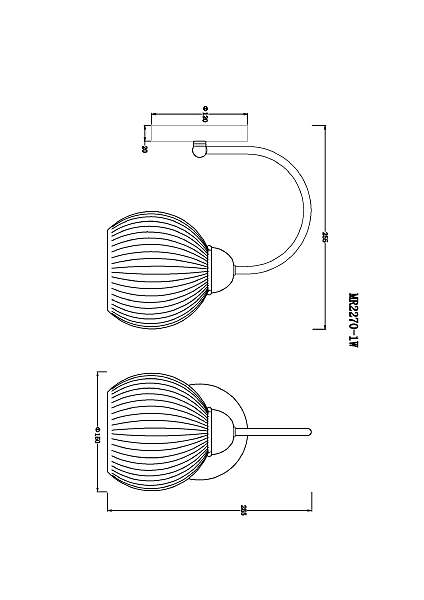 Настенное бра Flora MR2270-1W