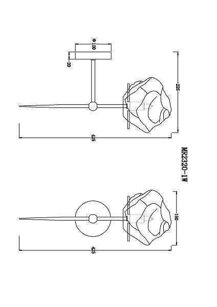 Настенное бра Stella MR2320-1W
