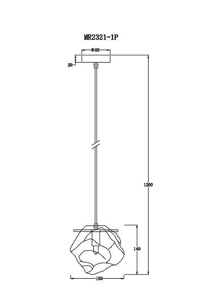 Светильник подвесной Stella MR2321-1P