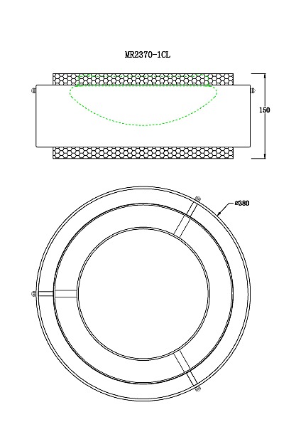 Светильник потолочный Anders MR2370-1CL