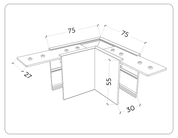 Профиль для шинопровода Magnetic 220V GL1032