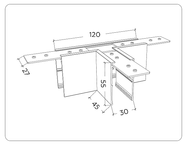 Профиль для шинопровода Magnetic 220V GL1036
