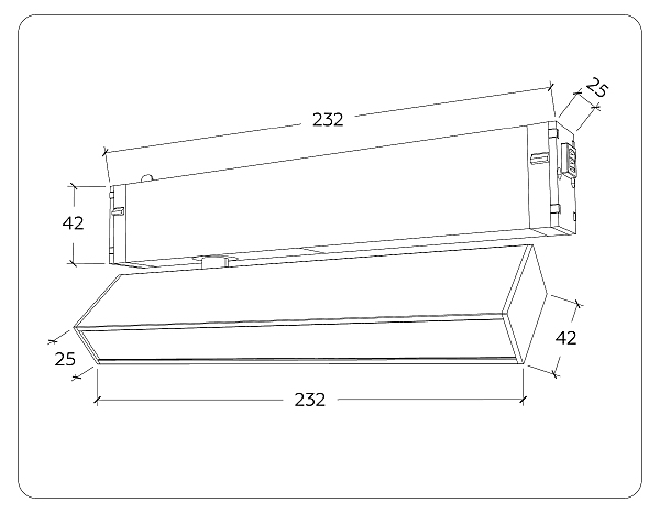 Трековый светильник Magnetic 220V GL1321