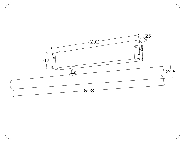 Трековый светильник Magnetic 220V GL1361