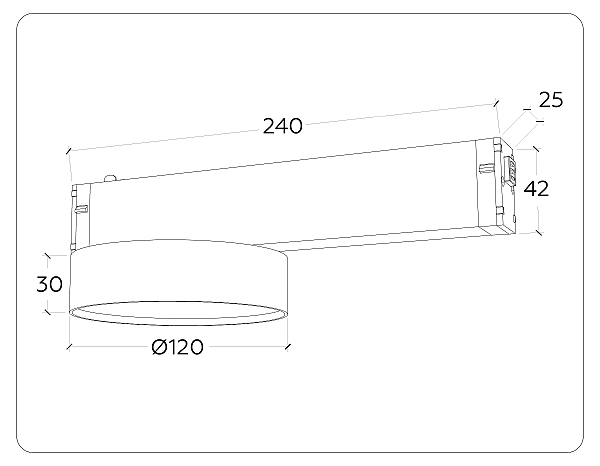 Трековый светильник Magnetic 220V GL1381