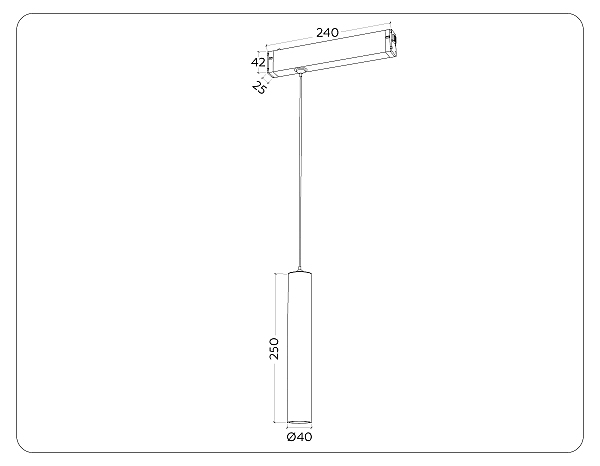 Трековый светильник Magnetic 220V GL1432