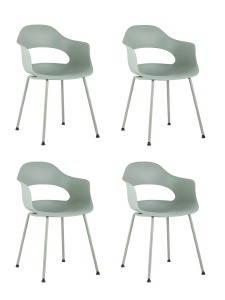 Комплект стульев Lady SL-7018K greyish green 90455 X4