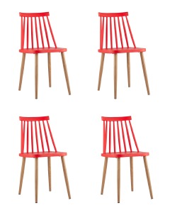 Комплект стульев Морган Y820 red X4