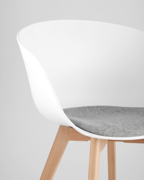 Комплект стульев Libra 8320F WHITE+LIGHT GREY X2