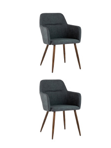 Комплект стульев Кинг QUEENY HANDLE GREY X2