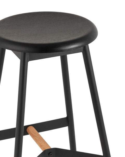 Комплект стульев Stool Group 9117H65 black X1