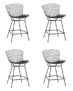 Комплект стульев Stool Group BTY-24L-P6 BL/BL X4