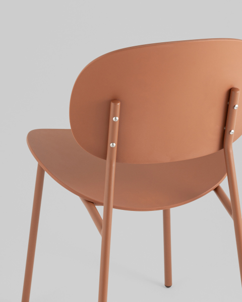 Стул пластиковый Edie D-029 brown 60535