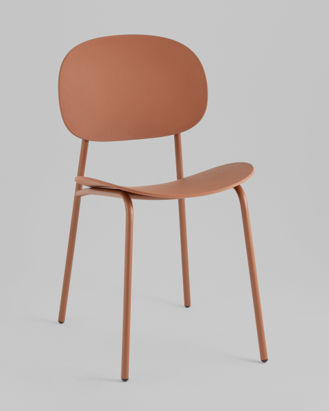 Стул пластиковый Edie D-029 brown 60535