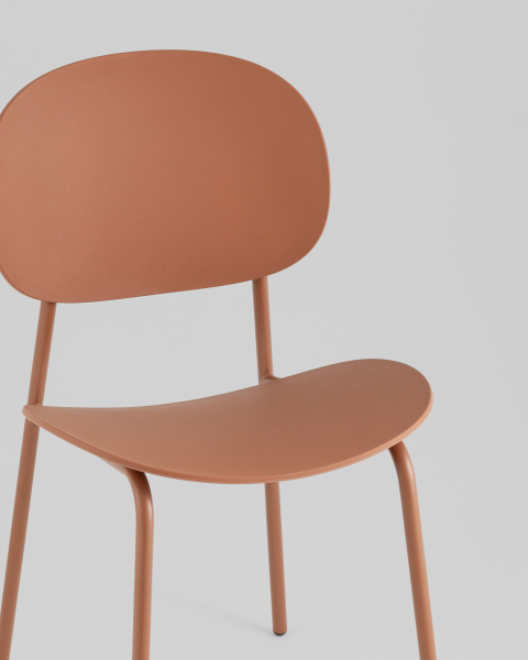 Стул пластиковый Edie D-029 brown 60535