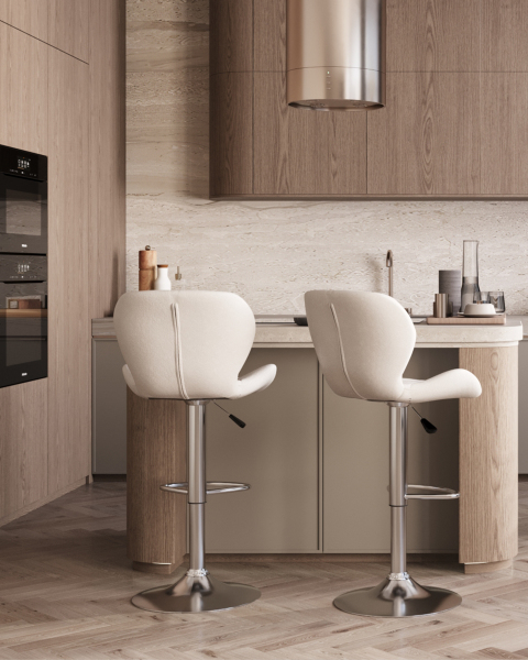 Комплект стульев Stool Group BC-053-NP white X2
