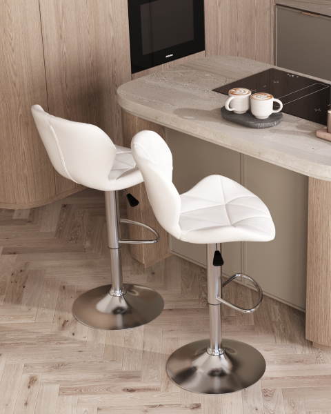 Комплект стульев Stool Group BC-053-NP white X2