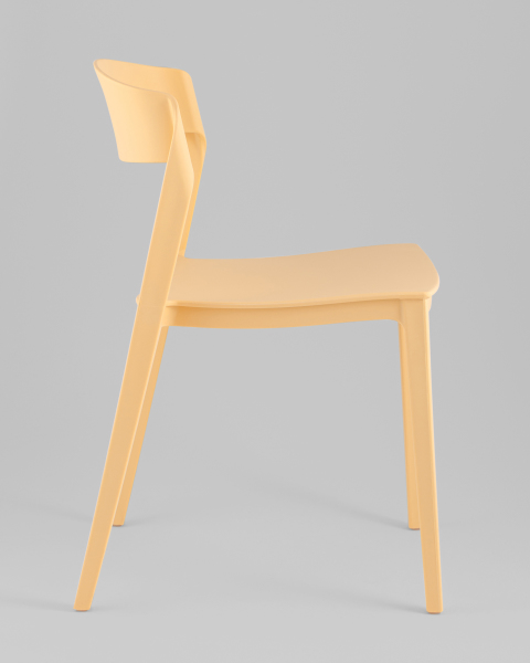 Стул пластиковый Moris SL-7089 yellow 70139