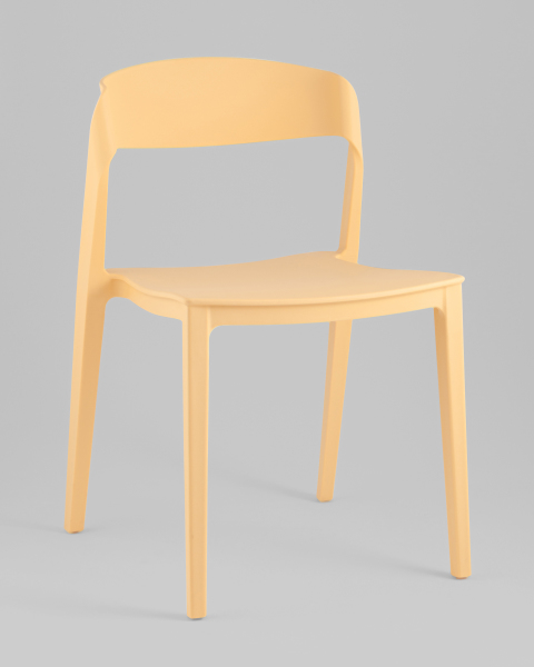 Стул пластиковый Moris SL-7089 yellow 70139