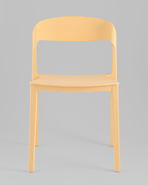 Стул пластиковый Moris SL-7089 yellow 70139