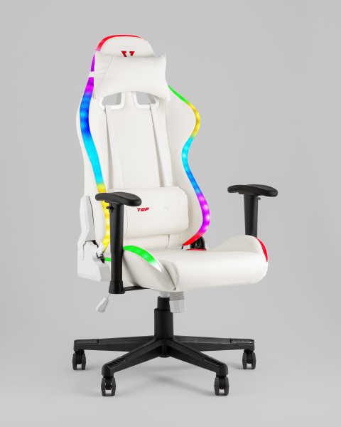 Компьютерное кресло GMM-080 GMM-080WB white-bl.arm