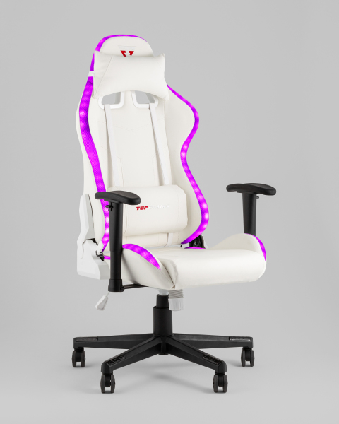 Компьютерное кресло GMM-080 GMM-080WB white-bl.arm