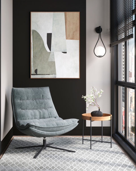 Кресло Lazy DM7658 BMG845-602 L.blue