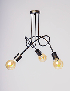 Потолочная люстра Tango Black Patina 10133