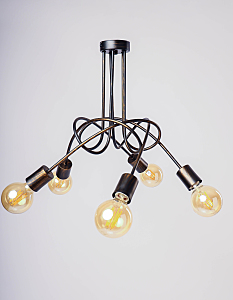 Потолочная люстра Tango Black Patina 10135