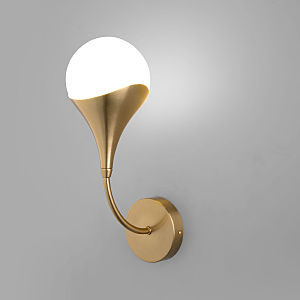 Настенное бра Calyx 60168/1 латунь