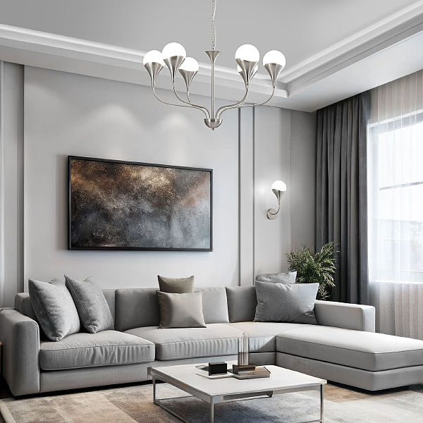 Настенное бра Calyx 60169/1 никель