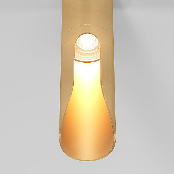 Накладной светильник Apex 25113/LED 7W 3000K латунь