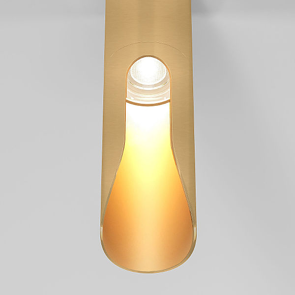 Накладной светильник Apex 25113/LED 7W 4000K латунь