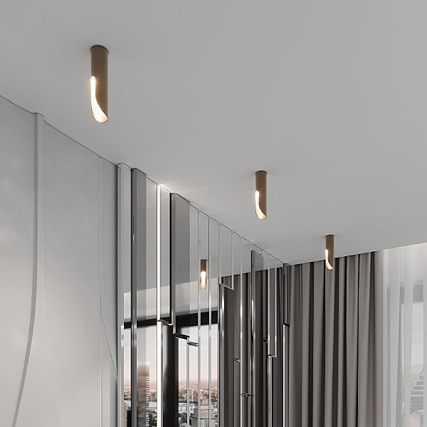 Накладной светильник Apex 25113/LED 7W 4000K латунь