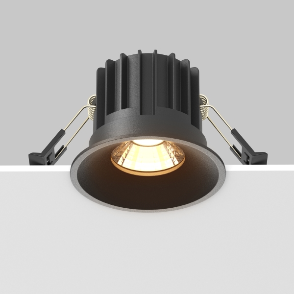 Встраиваемый светильник Round DL058-12W2.7K-B