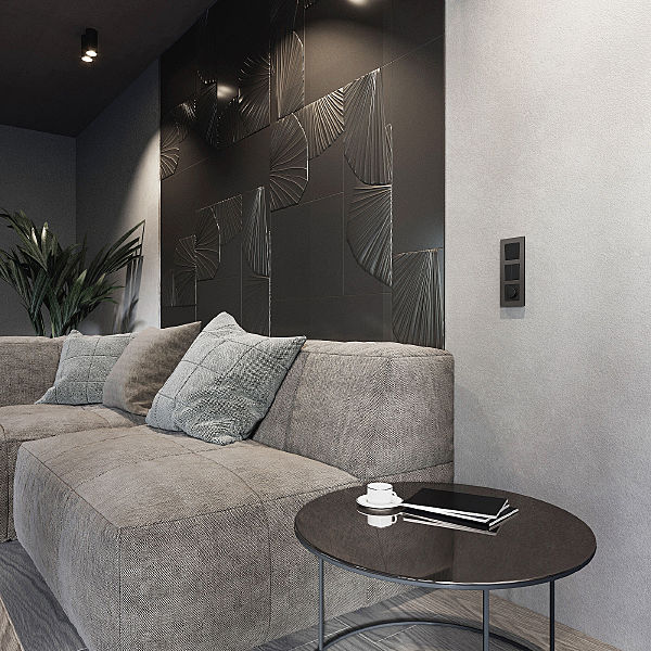 Рамка Slab бронза софт W0032963/ Рамка на 3 поста Slab (бронза софт)