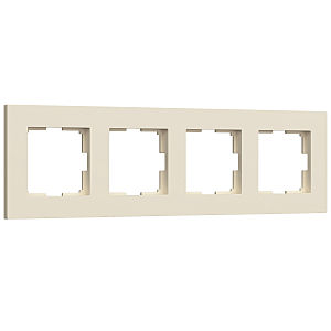 Рамка Slab айвори софт W0042962/ Рамка на 4 поста Slab (айвори софт)