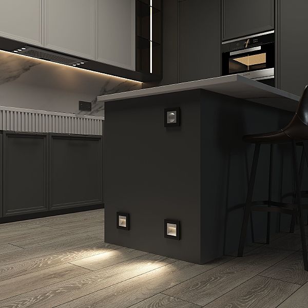 Датчик движения Встраиваемые механизмы серебряный матовый W1155105/ Датчик движения 500 Вт, двухпроводный (серебряный матовый)