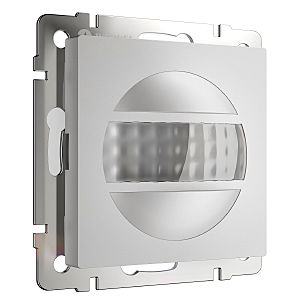 Датчик движения Встраиваемые механизмы серебряный матовый W1155105/ Датчик движения 500 Вт, двухпроводный (серебряный матовый)