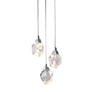 Светильник подвесной Crystal rock OM820083-3C (MD-020B-3 chrome)