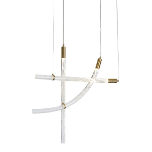 Светильник подвесной OB2412 OB2412-3 gold/clear