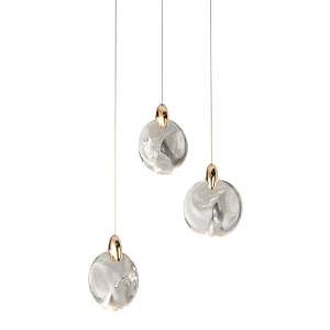 Светильник подвесной OD2440 OD2440-3 gold/clear