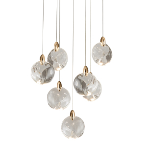 Светильник подвесной OD2440 OD2440-7 gold/clear