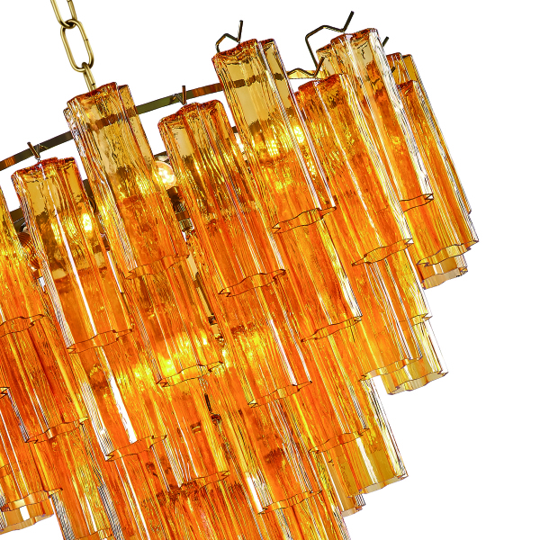 Подвесная люстра OWD2093 OWD2093-D75 gold/amber