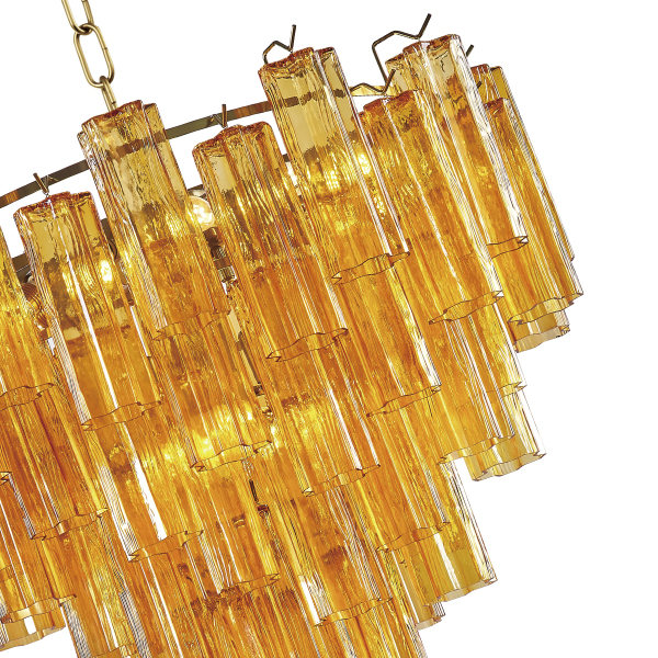 Подвесная люстра OWD2093 OWD2093-D75 gold/amber