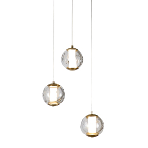 Светильник подвесной OD2437 OD2437-3 gold/clear