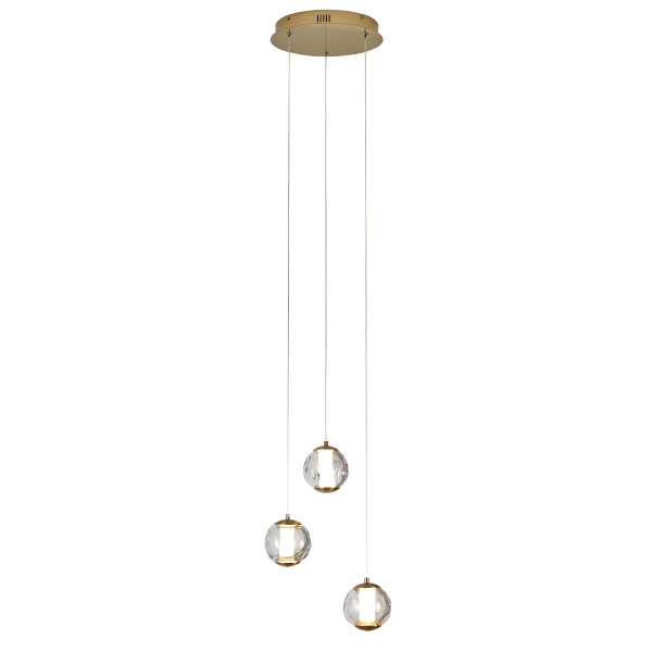 Светильник подвесной OD2437 OD2437-3 gold/clear