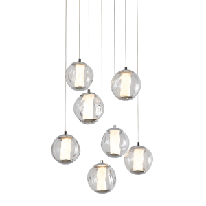 Светильник подвесной OD2437 OD2437-7 gold/clear