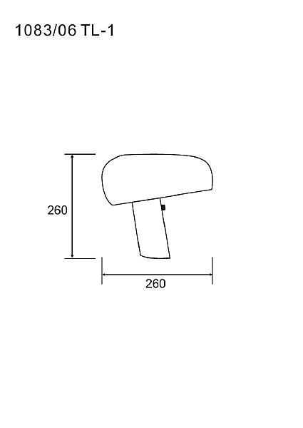 Настольная лампа Denton 1083/06 TL-1